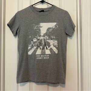 Cotton On Gray Beatles Abbey Road Tee